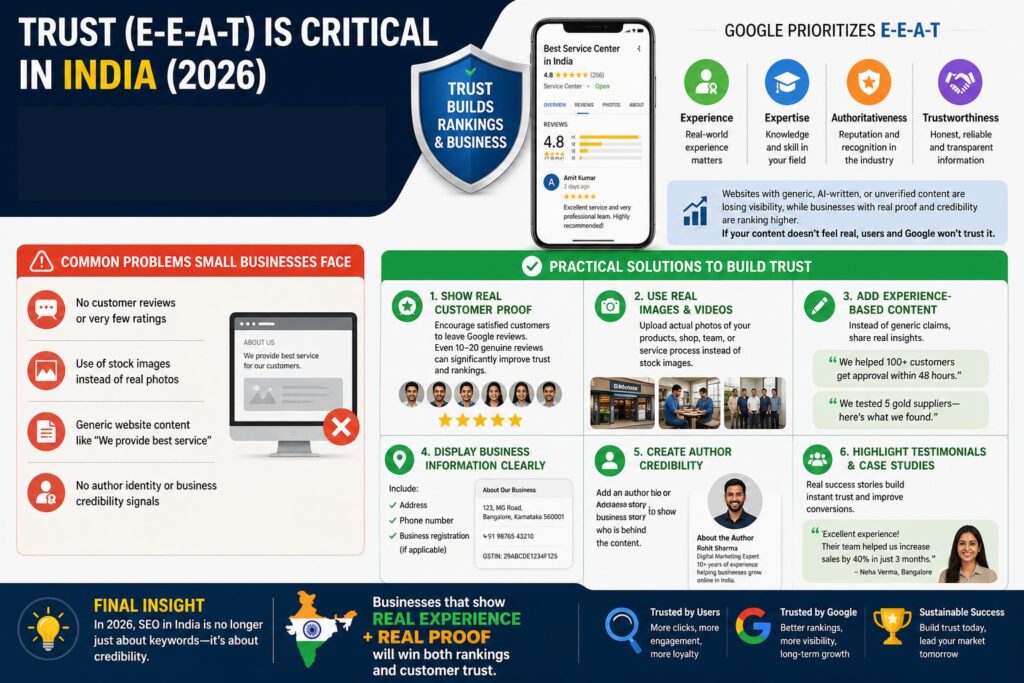 Trust (E-E-A-T) is Critical in India (2026)